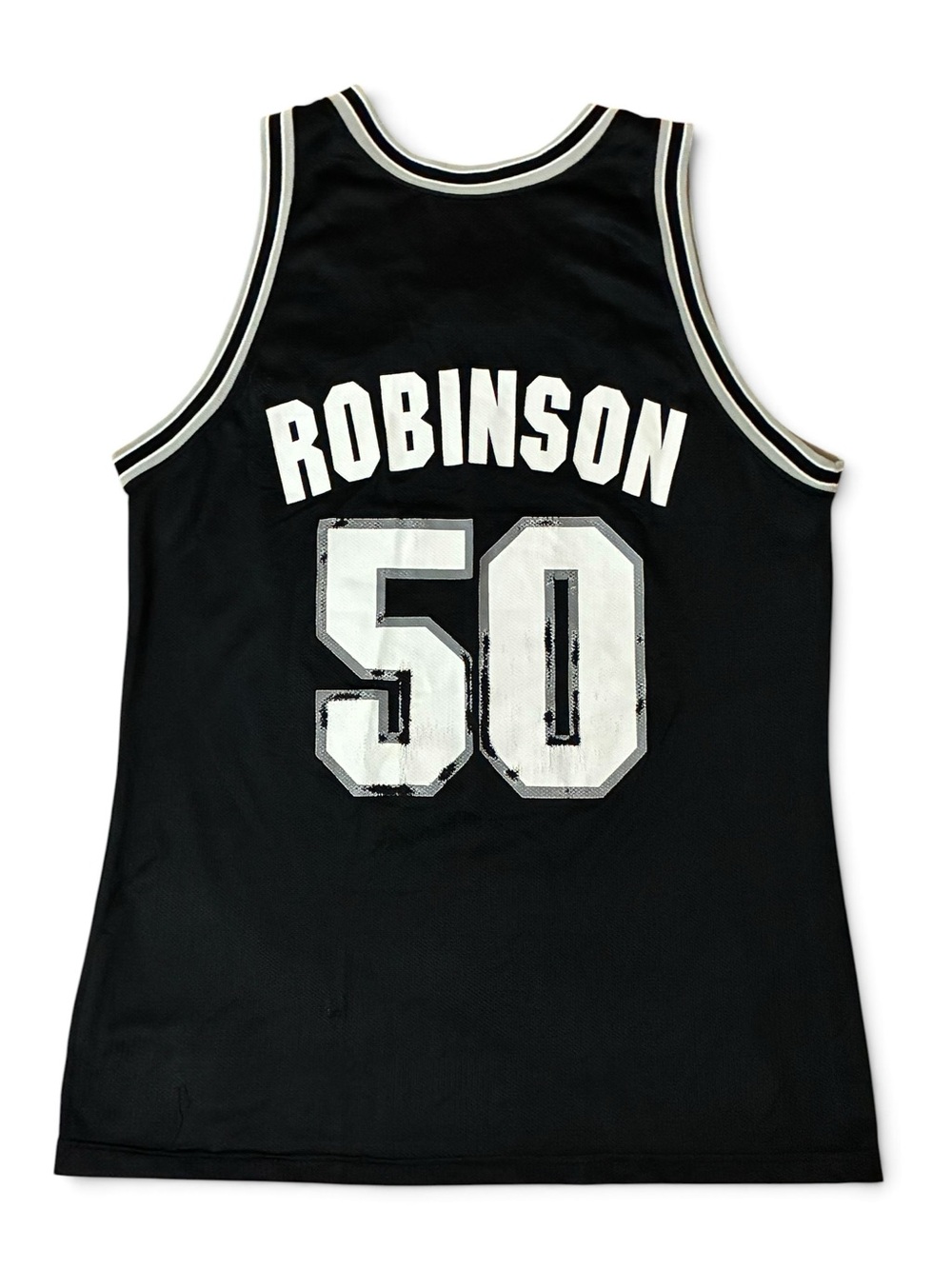 Vintage Champion San Antonio Spurs David Robinson 50 Jersey Mens 44  USA NBA